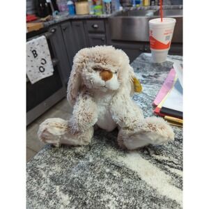 Melissa and Doug Burrow Bunny Plush 14" Super Soft Floppy Ear Stuffed Animal Toy